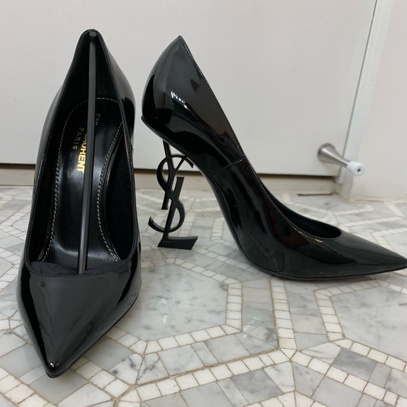 NEW Saint Laurent Opyum Black pumps box & dustbag - Picture 1 of 6